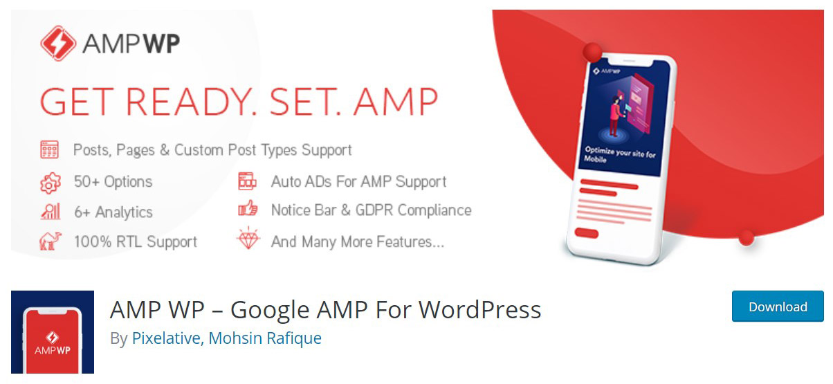 WordPress AMP: How To Set Up Google AMP + 4 Best Plugins AMP WP site image