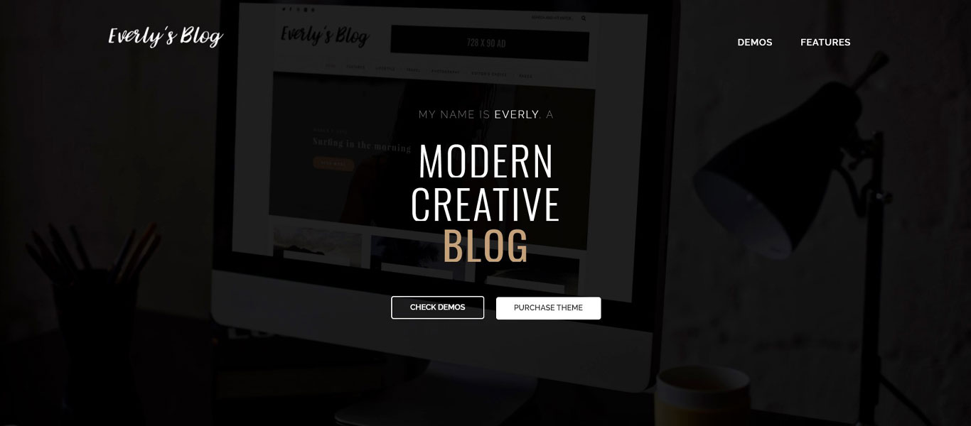 31 Best WordPress Themes for Affiliate Marketing (Free and Paid Options) Everly theme demo