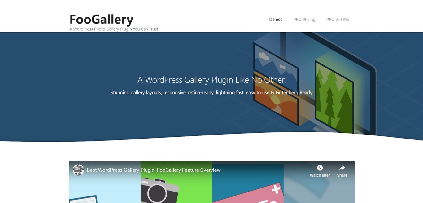 15 Best WordPress Photo Gallery Plugins (Free and Premium) Foogallery plugin site image