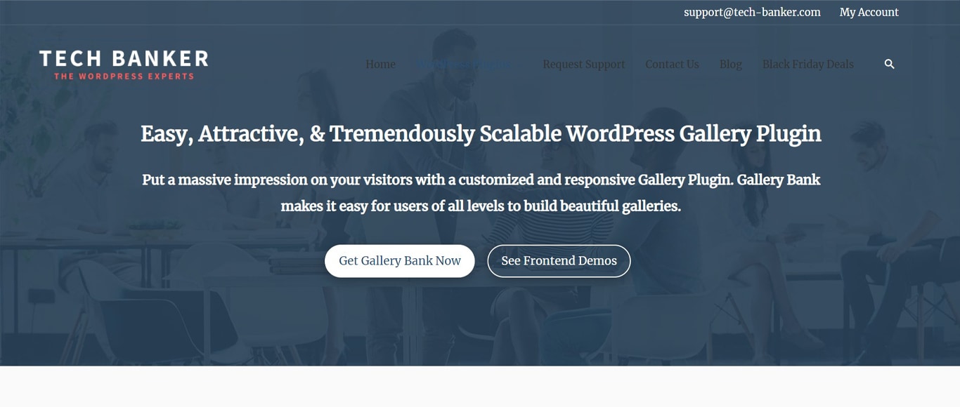 15 Best WordPress Photo Gallery Plugins (Free and Premium) Gallerybank plugin site image
