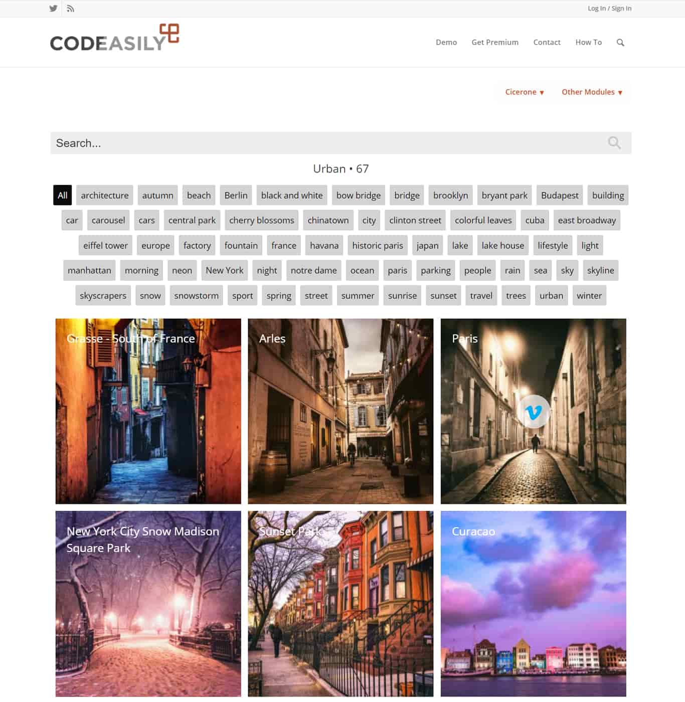 15 Best WordPress Photo Gallery Plugins (Free and Premium) Gmedia plugin demo