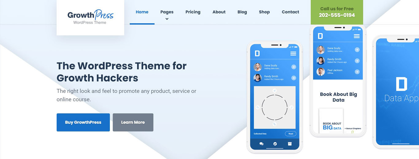 31 Best WordPress Themes for Affiliate Marketing (Free and Paid Options) Growthpress theme for affiliate marketing