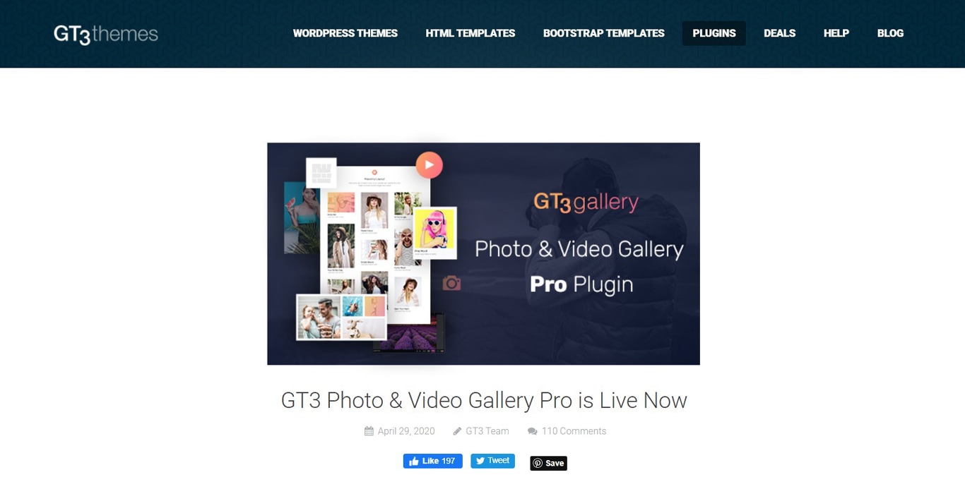 15 Best WordPress Photo Gallery Plugins (Free and Premium) GT3 plugin site image