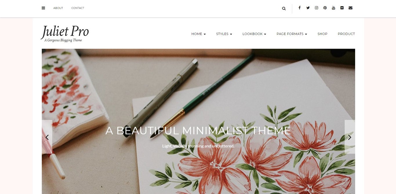 31 Best WordPress Themes for Affiliate Marketing (Free and Paid Options) Juliet theme demo