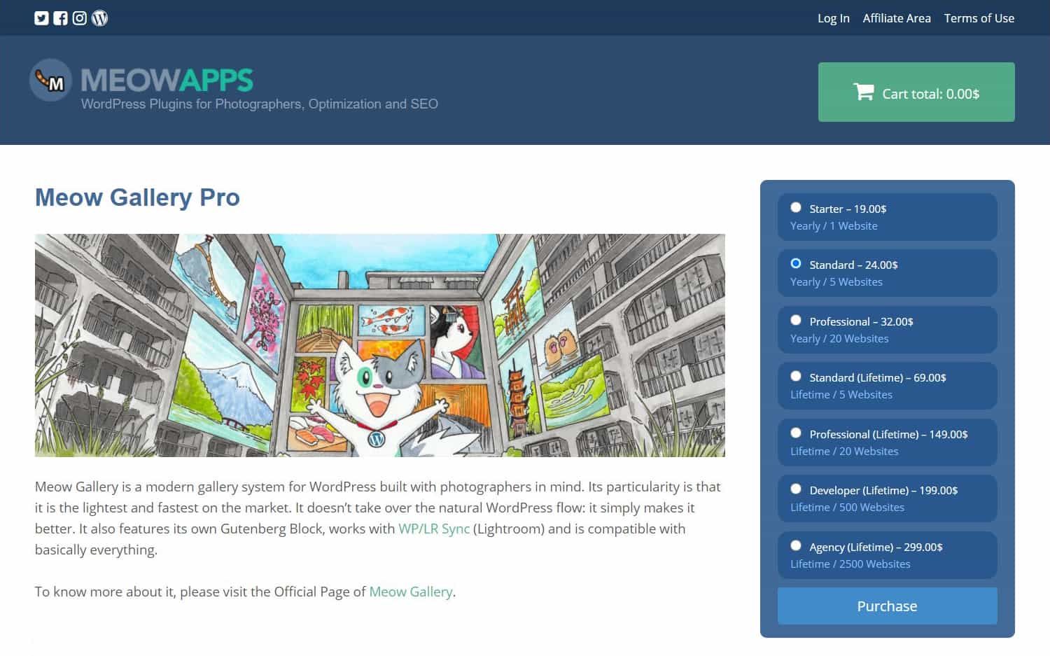 15 Best WordPress Photo Gallery Plugins (Free and Premium) Meow gallery plugin site image