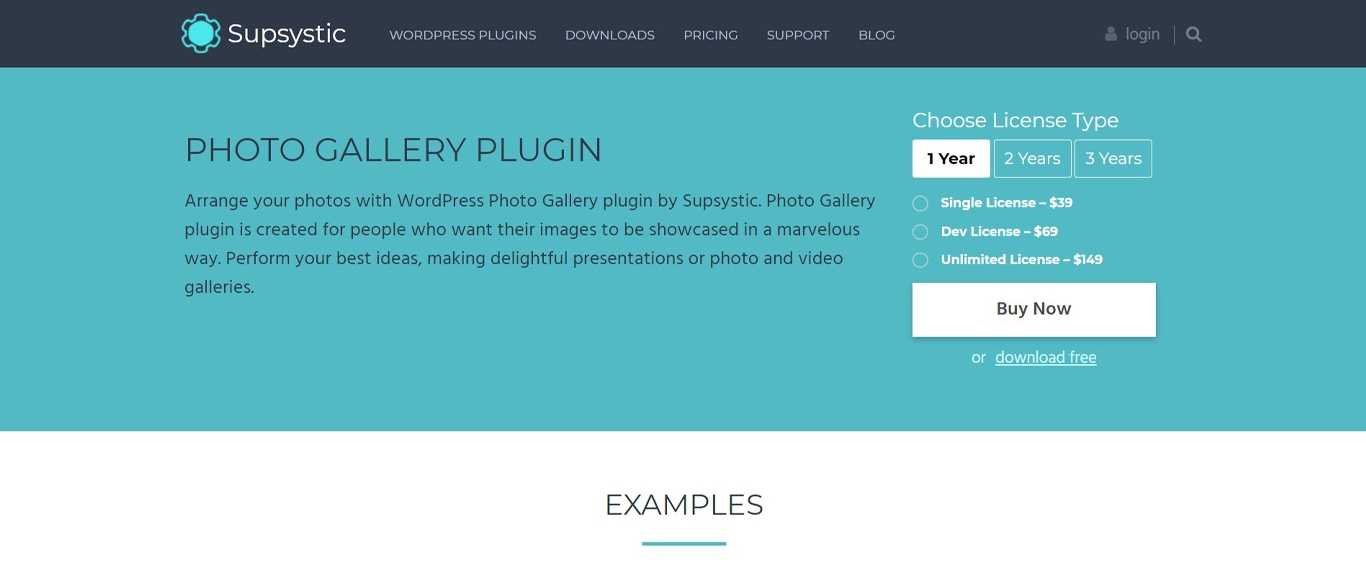 15 Best WordPress Photo Gallery Plugins (Free and Premium) Supsystic plugin site image