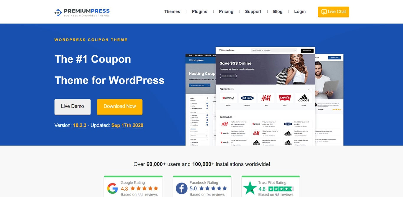 31 Best WordPress Themes for Affiliate Marketing (Free and Paid Options) Coupon premiumpress theme demo