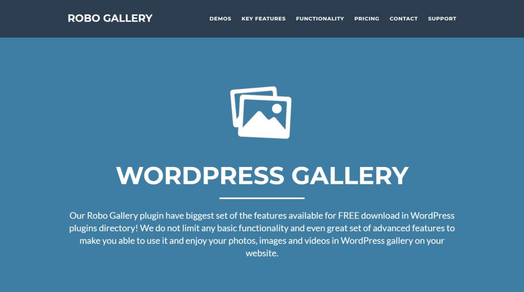 15 Best WordPress Photo Gallery Plugins (Free and Premium) Robo plugin site image