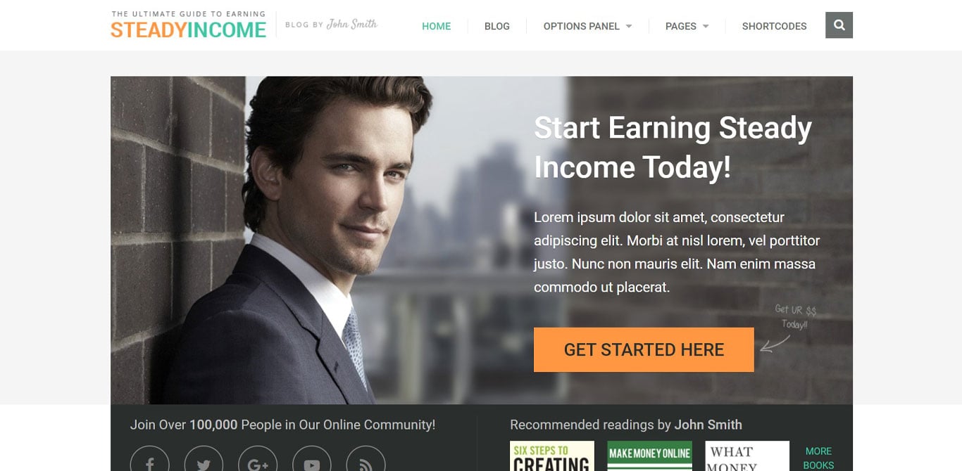31 Best WordPress Themes for Affiliate Marketing (Free and Paid Options) Steady income theme demo