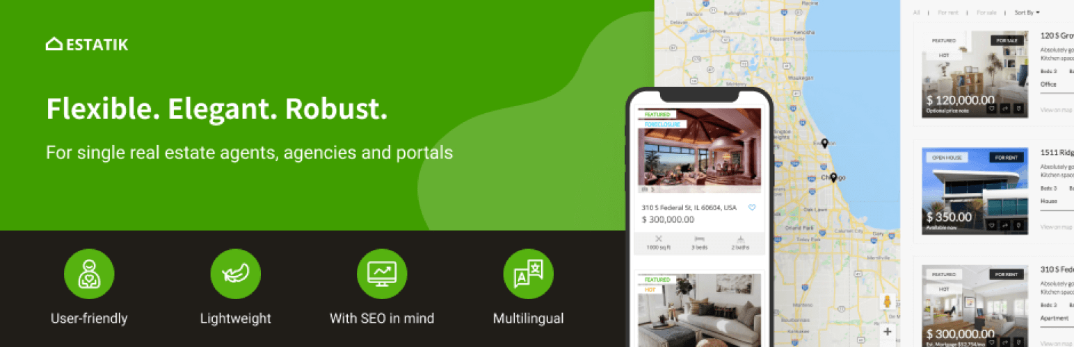Sell Better: 15 Top Performing WordPress Real Estate Plugins Estatik Real Estate Plugin