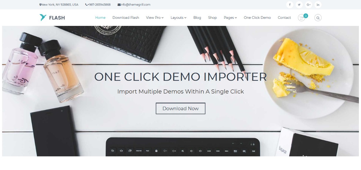 Do More With Less – 48 Best Simple WordPress Themes Revealed! Flash demo site