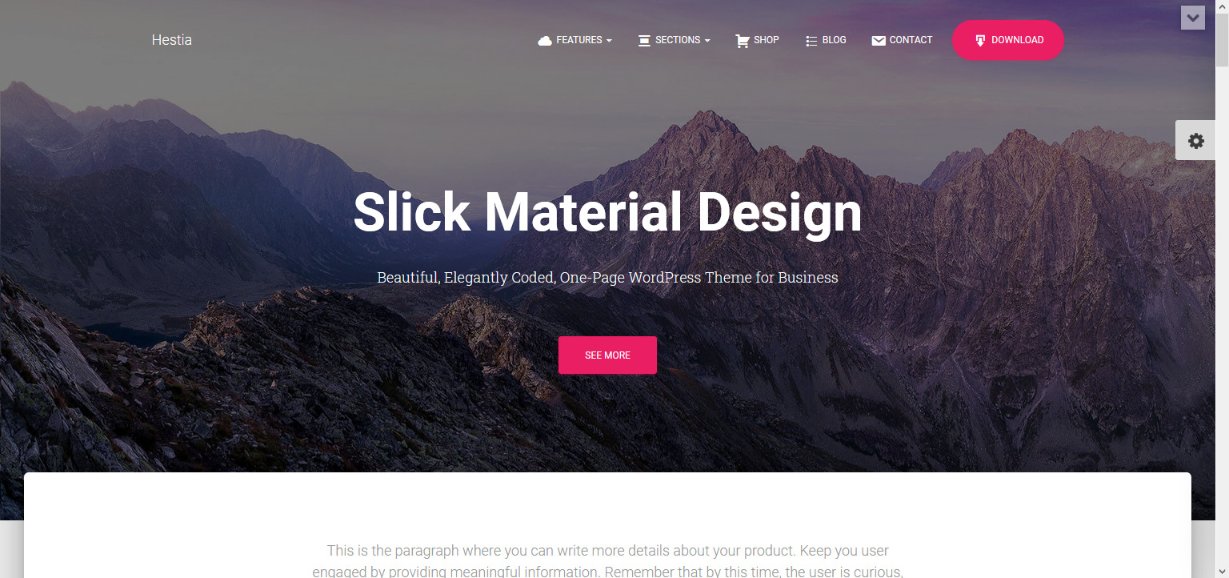 37 of the Best WordPress Themes for Artists - Free and Paid Options Hestia PRO WordPress Theme Demo