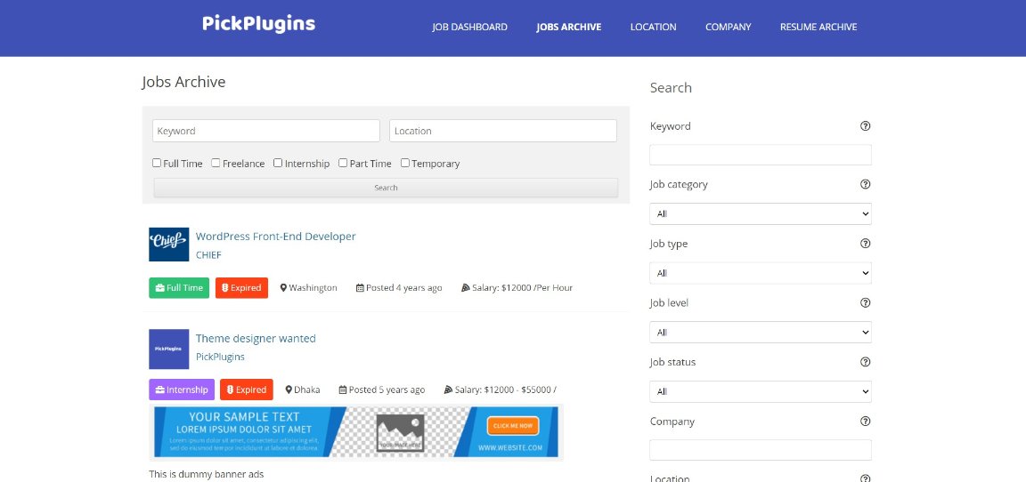 14 Best WordPress Job Board Plugins Compared (Free and Premium) Job Board Manager demo site