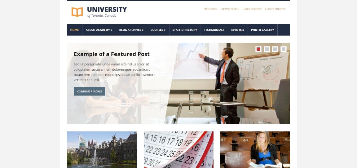 30 Best WordPress Educational Themes for Schools and Learning Websites Lectura wordpress demo site