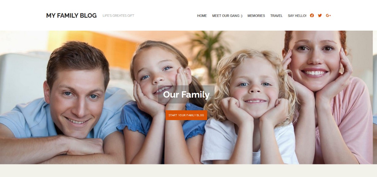 Do More With Less – 48 Best Simple WordPress Themes Revealed! My Family Blog wplook