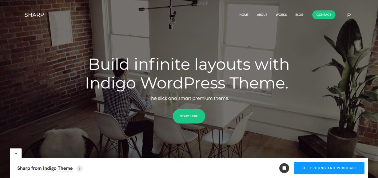 28 Best Law Firm WordPress Themes – Free and Premium Options Reviewed SHARP demo site