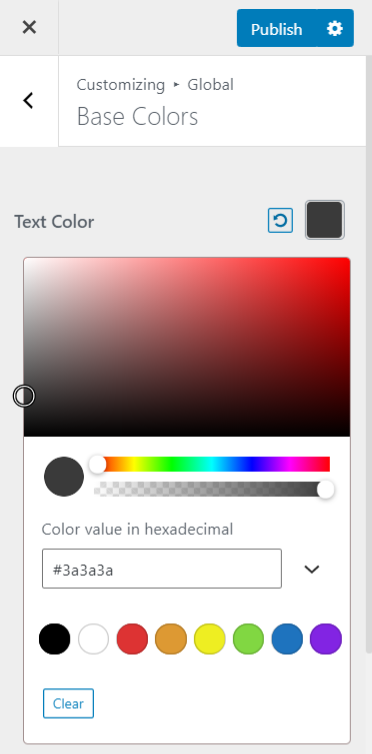 New Color Controls in Astra theme & Astra Pro Addon Astra New Color Picker Options