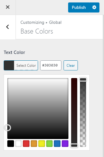 New Color Controls in Astra theme & Astra Pro Addon Astra Old Color Picker Options