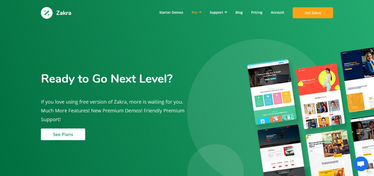 Do More With Less – 48 Best Simple WordPress Themes Revealed! zakra pro simple theme