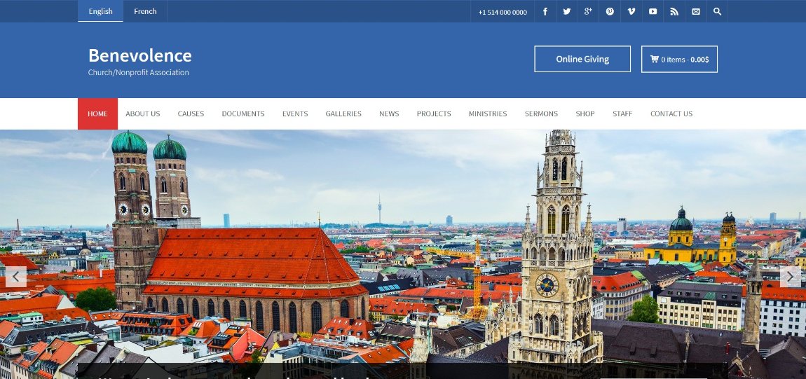 24 Best WordPress Themes for Nonprofits and Charities Benevolence church nonprofit wordpress demo site