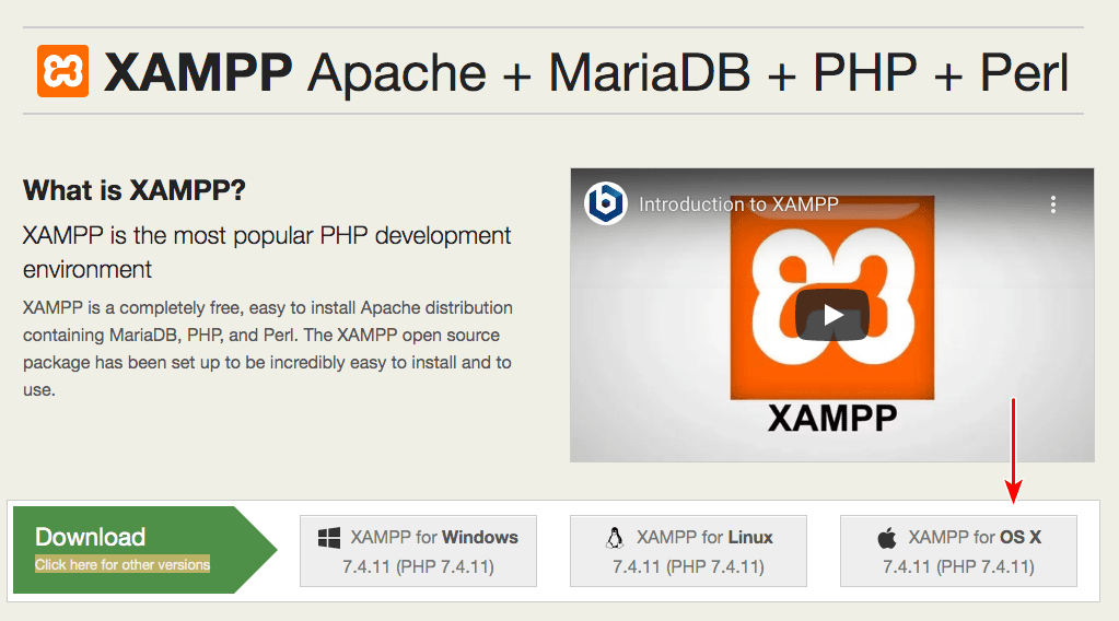 How To Install WordPress on Xampp – Local Installations Made Easy Download xampp for OS X 1