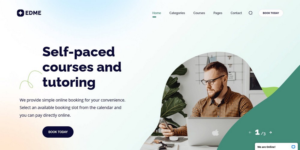 28 Best WordPress Premium Themes: Does Cost Equal Quality? Edme Education WordPress Theme Preview