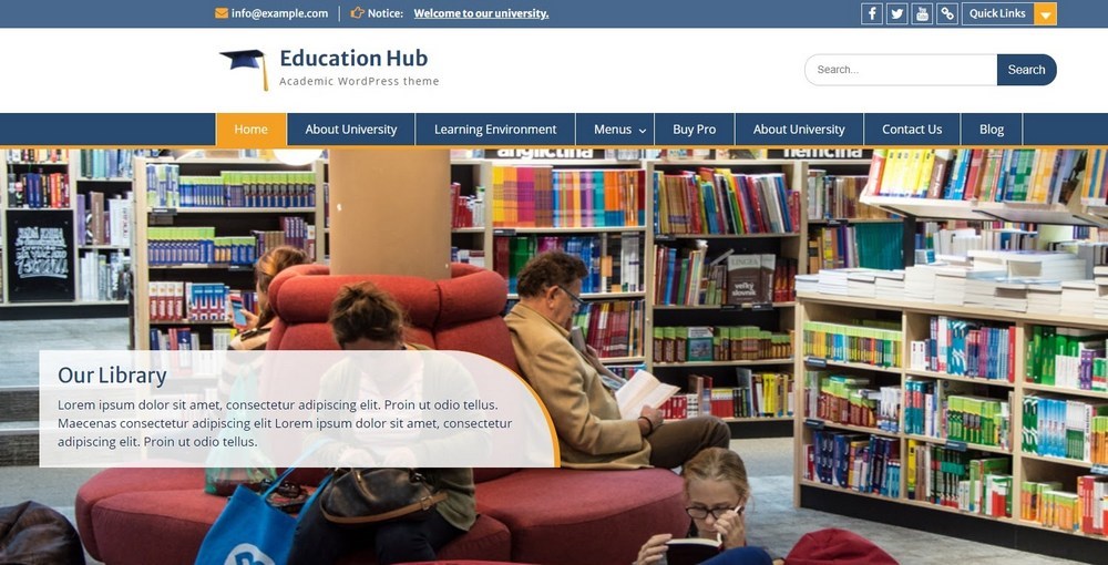 30 Best WordPress Educational Themes for Schools and Learning Websites Education Hub WordPress theme
