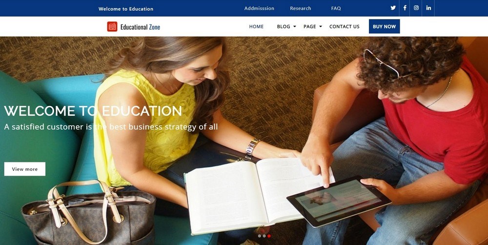 30 Best WordPress Educational Themes for Schools and Learning Websites Education zone WordPress theme