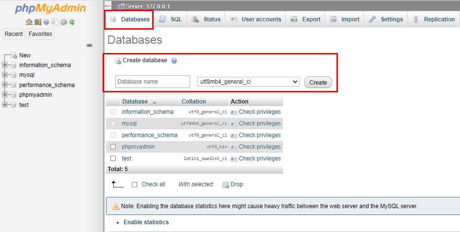 How To Install WordPress Locally Using WampServer WAMP WordPress database setup 2