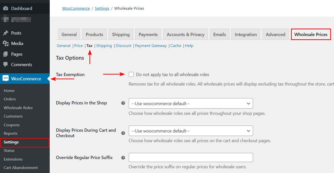 WooCommerce Wholesale Store: How To Setup + Recommended Plugins Wholesale Prices Tax setting