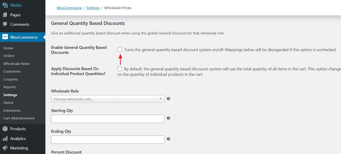 WooCommerce Wholesale Store: How To Setup + Recommended Plugins Woocommerce general quantity based discount