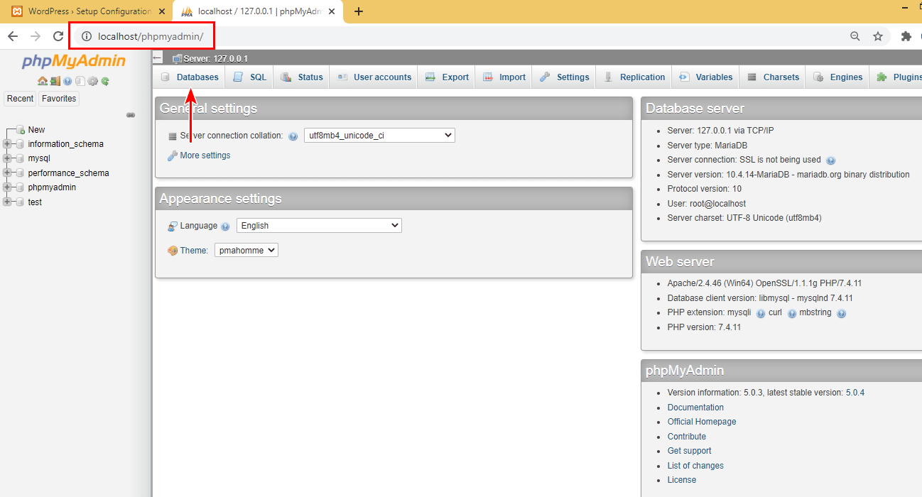 How To Install WordPress on Xampp – Local Installations Made Easy XAMPP WordPress database setup 2