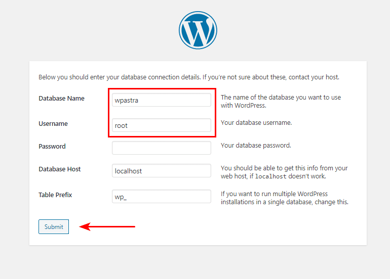 How To Install WordPress on Xampp – Local Installations Made Easy XAMPP WordPress installation database settings