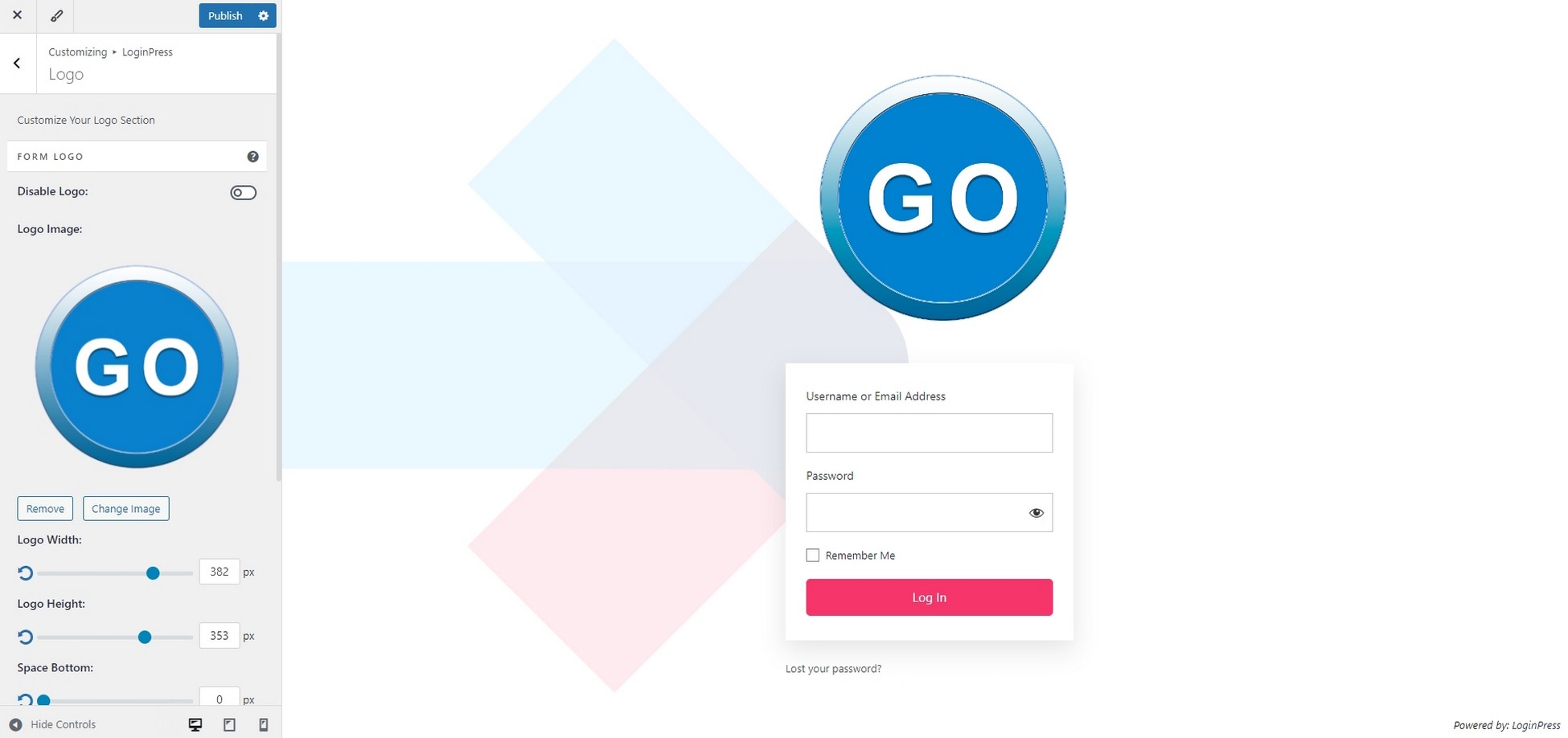 Secret Security Hack: Customize Your WordPress Login URL change the logo from the default WordPress one