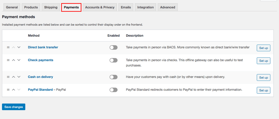 How To Create a Single Product Website: Step by Step With WooCommerce woocommerce payments setting