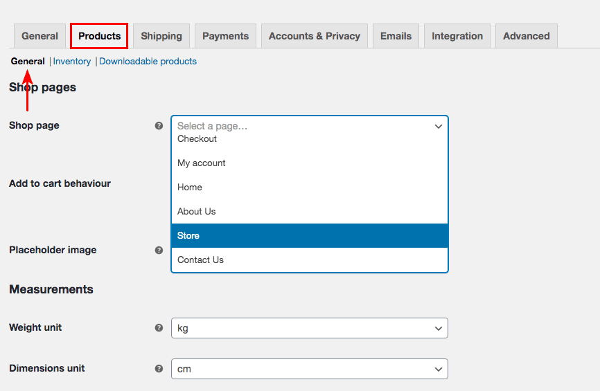 How To Create a Single Product Website: Step by Step With WooCommerce woocommerce products general settings