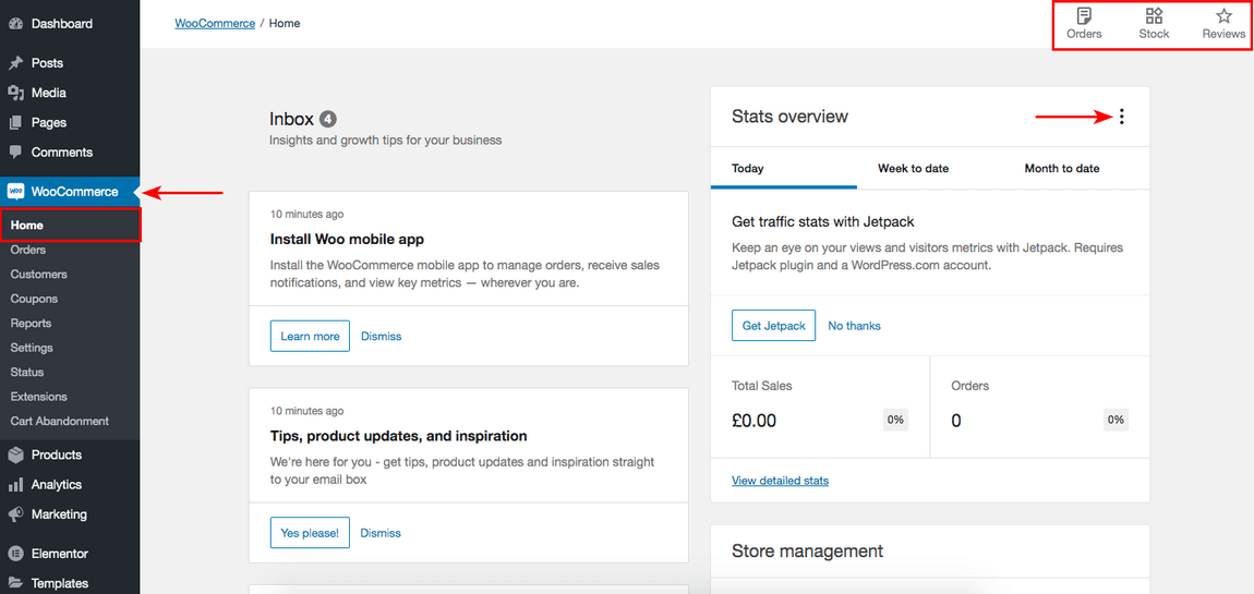 How To Create a Single Product Website: Step by Step With WooCommerce woocommerce setting page