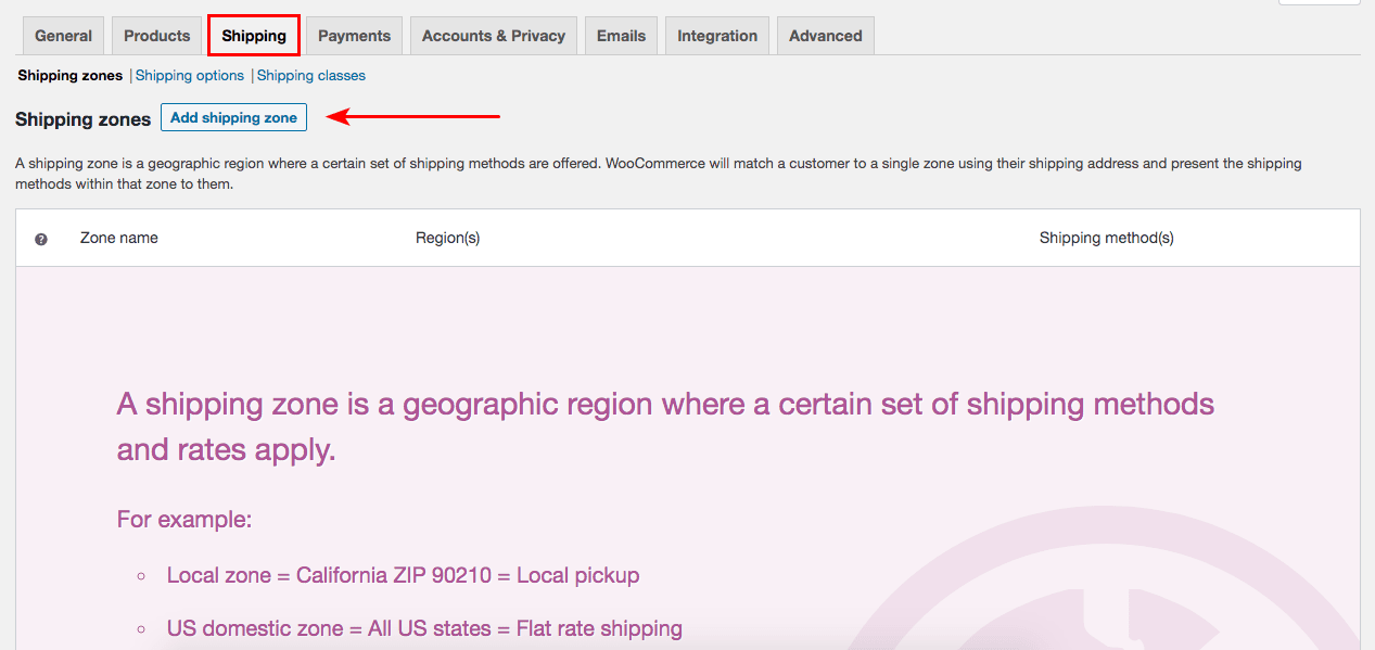 How To Create a Single Product Website: Step by Step With WooCommerce woocommerce shipping settings