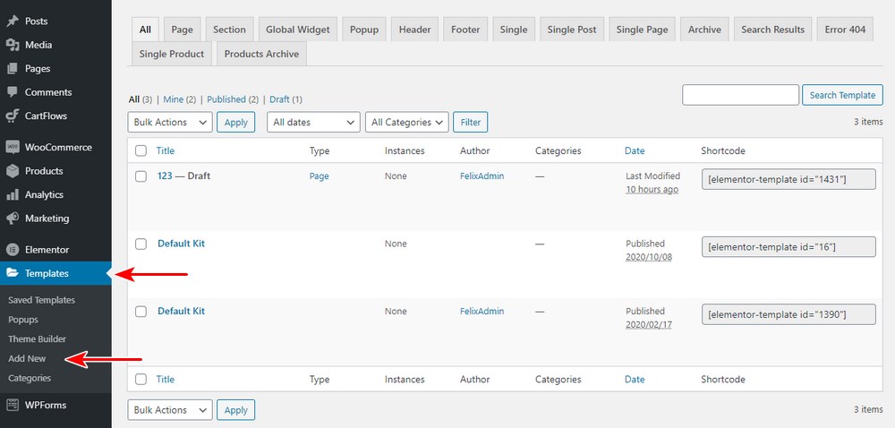 How To Customize the WooCommerce Product Page To Get More Sales Add new elementor template