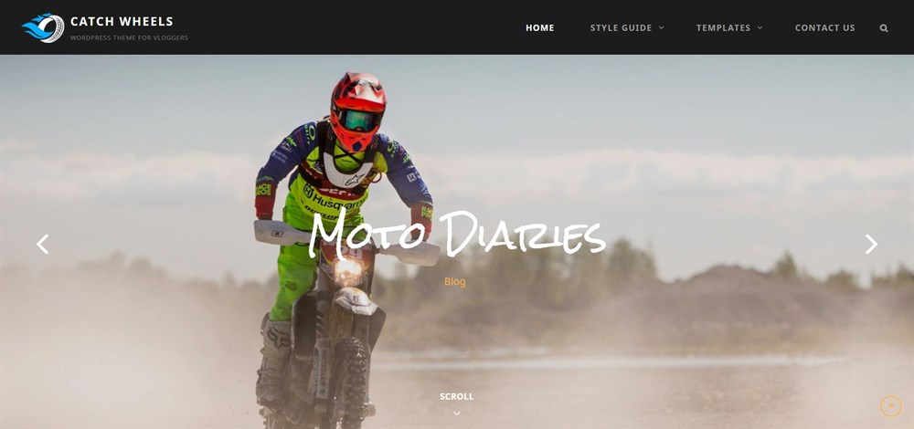 26 Best WordPress Video Themes: For Vlogs, YouTubers and Videographers Catch Wheels WordPress Theme