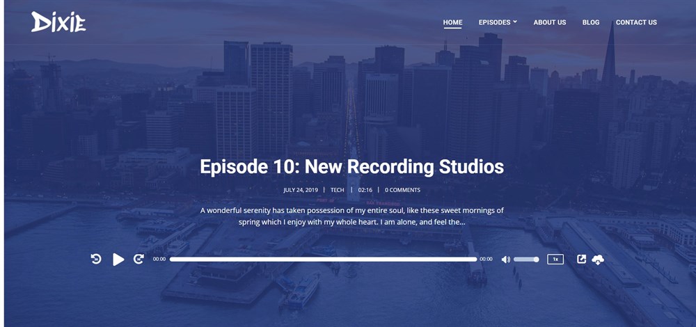 26 Best WordPress Video Themes: For Vlogs, YouTubers and Videographers Dixie WordPress Theme