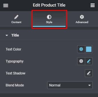 How To Customize the WooCommerce Product Page To Get More Sales Elementor product title style settings