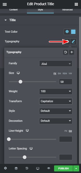 How To Customize the WooCommerce Product Page To Get More Sales Elementor product title typography setting