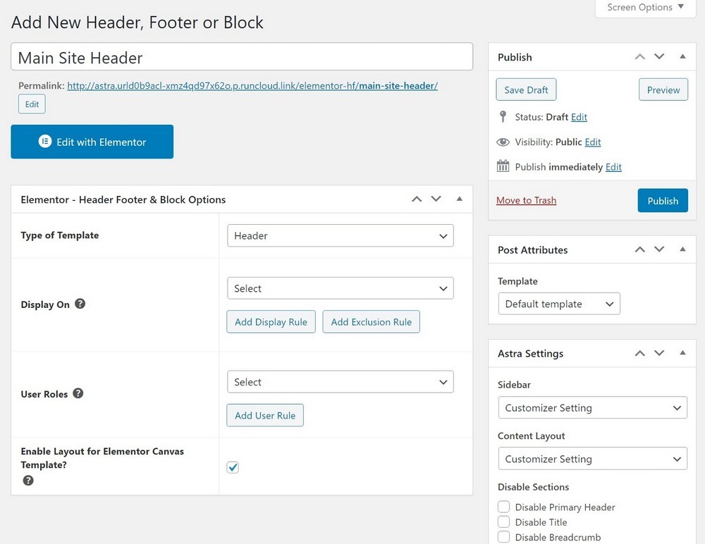 How To Customize the Header in WordPress (Beginner’s Guide) Header Footer and Blocks header settings