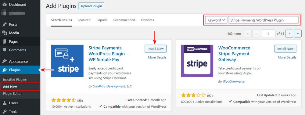Payment Gateways Made Easy – Step by Step Guide to WordPress Stripe Integration Install Stripe Payments WordPress Plugin