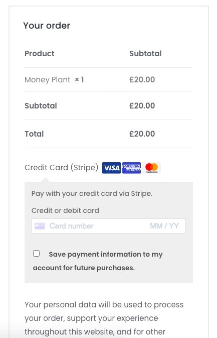 Payment Gateways Made Easy – Step by Step Guide to WordPress Stripe Integration Stripe Credit card option
