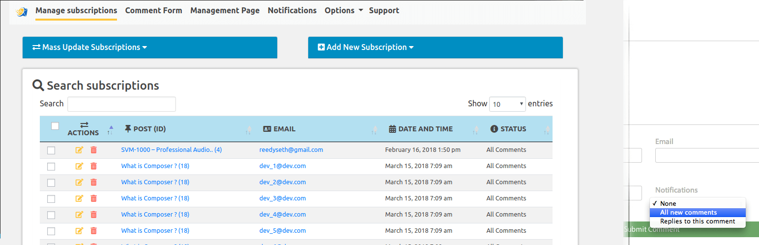 Let's Chat: 16 Insanely Effective WordPress Comment Plugins Subscribe To Comments Reloaded - Best WordPress Comment Plugin