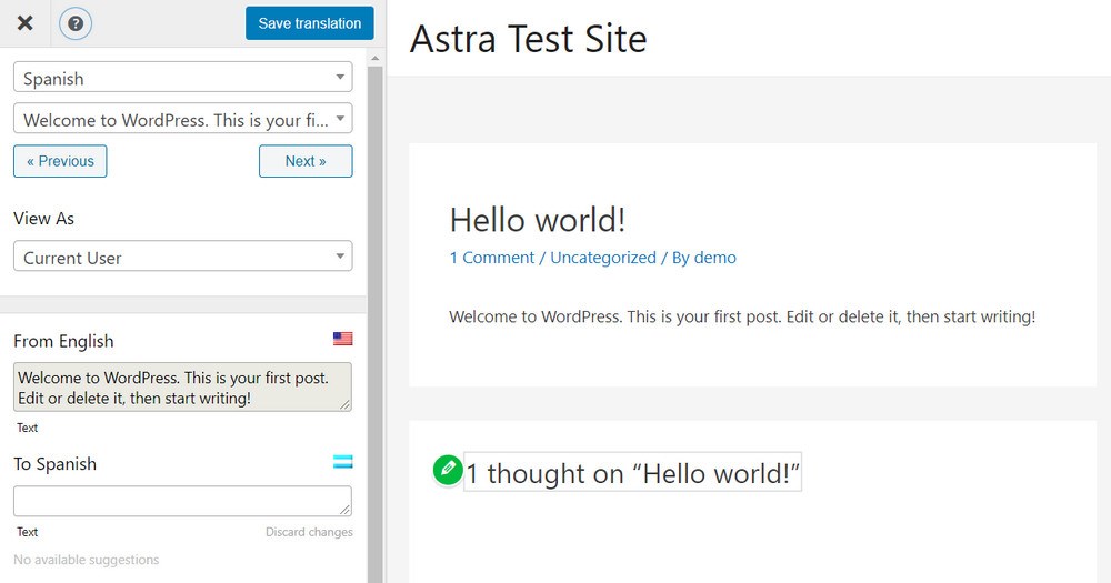 How To Translate WordPress Websites - Complete Guide TranslatePress translation