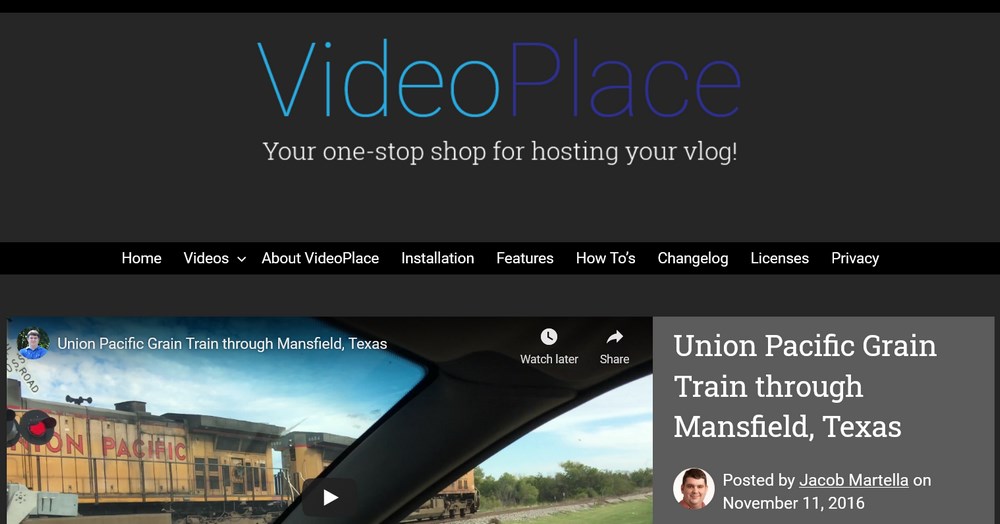 26 Best WordPress Video Themes: For Vlogs, YouTubers and Videographers VideoPlace Demo Site