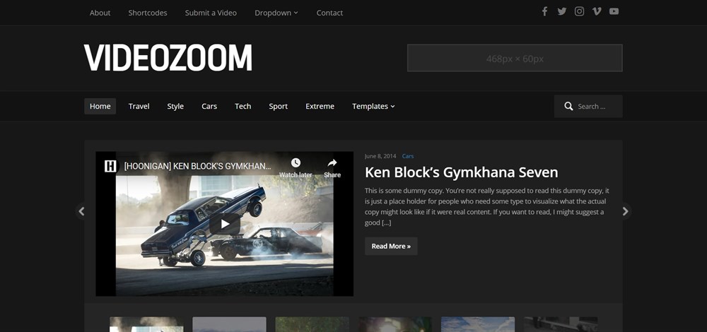 26 Best WordPress Video Themes: For Vlogs, YouTubers and Videographers Videozoom WPZOOM Theme Demo
